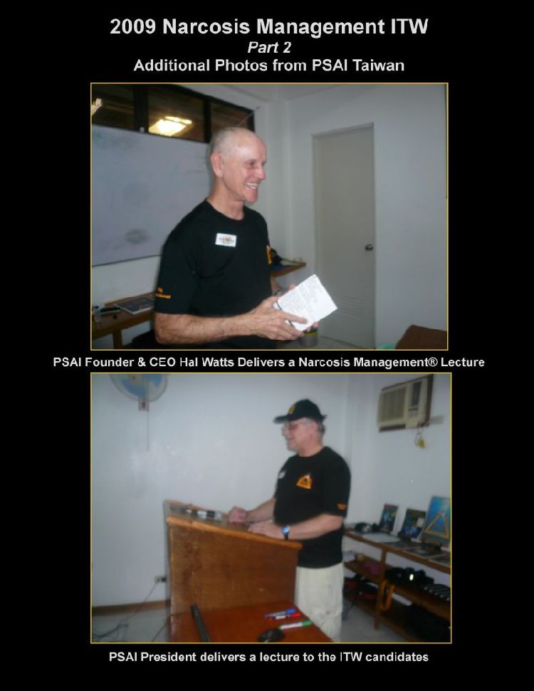 psai taiwan instructor trainer work shop