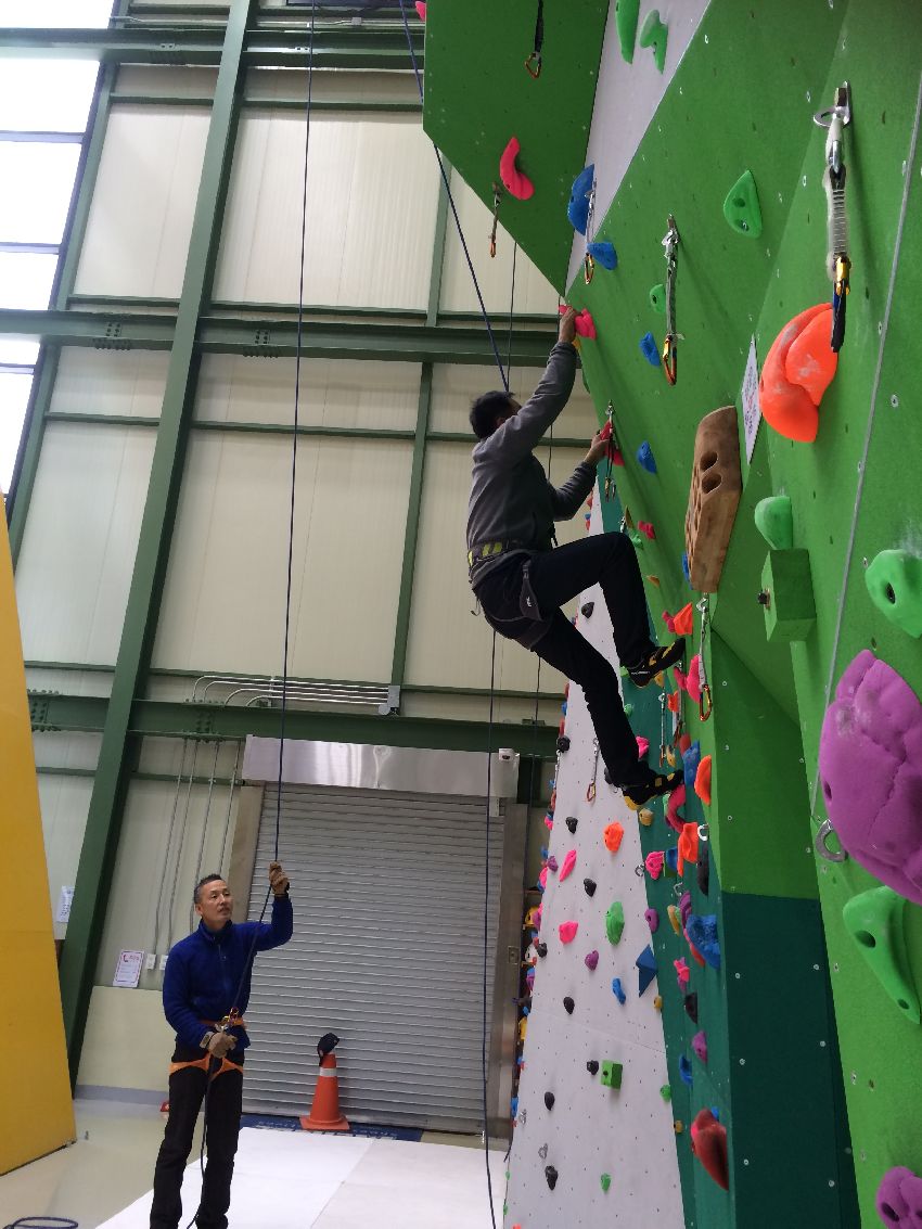 korea rope climbing training