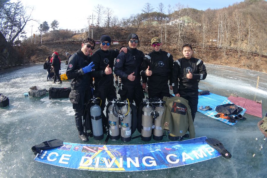psai korea ice diving festival 2016