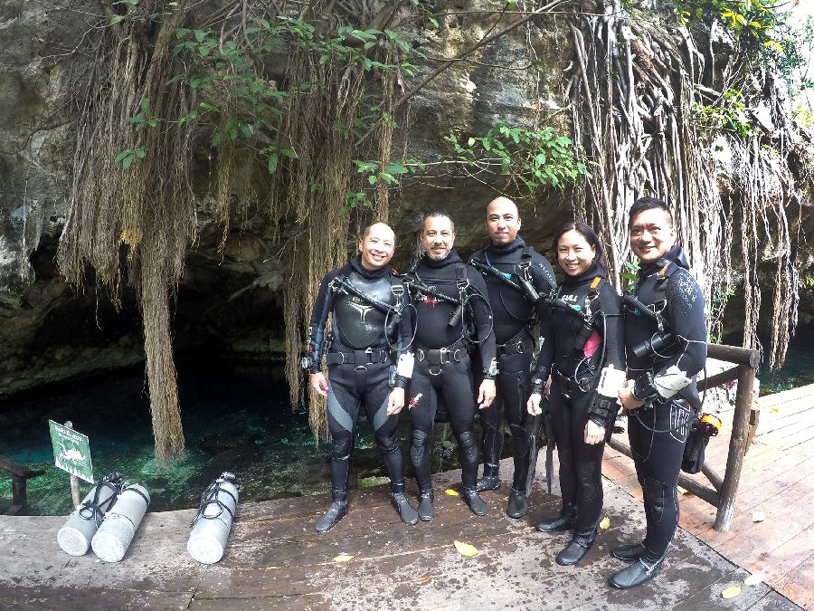 chinese overhead sidemount course in mexico